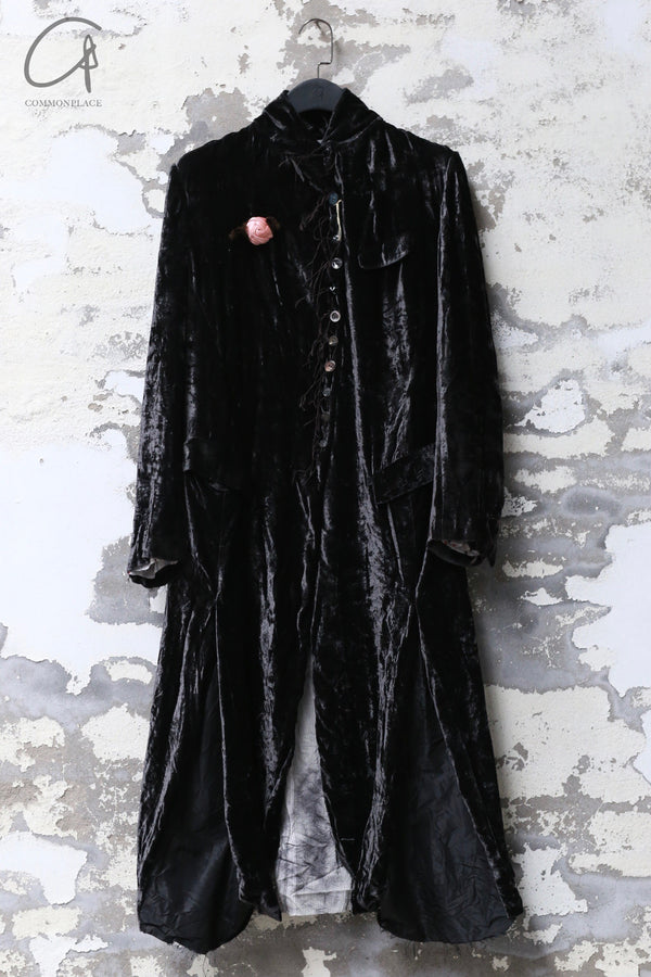 ARCHIVIO J.M.Ribot velvet coat black AWCO02/VL-HEI